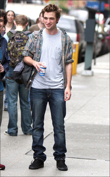 Robert Pattinson on Location for 