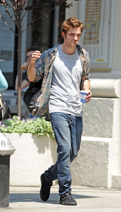 Robert Pattinson on Location for 