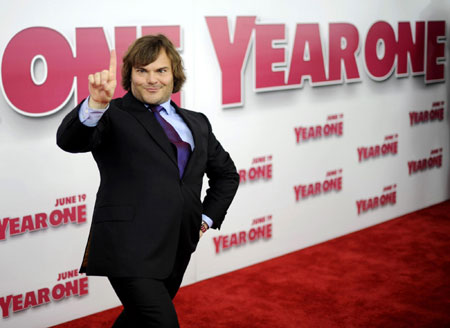 Jack Black and other celebs arrive for premiere of 