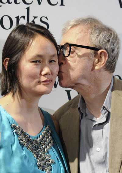 Woody Allen and Evan Rachel Wood attend film 