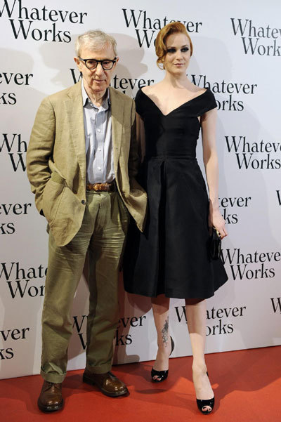 Woody Allen and Evan Rachel Wood attend film 