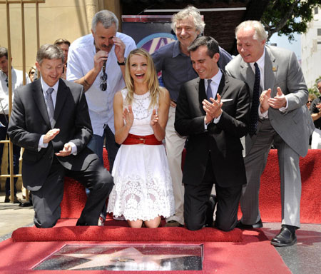 Cameron Diaz receives a star on Hollywood Walk of Fame