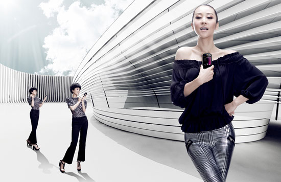 Miao Pu for MOTO fashion shoot