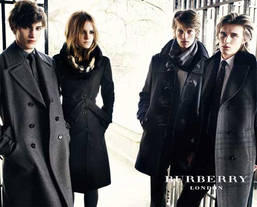 emma watson burberry. Emma Watson modeled for