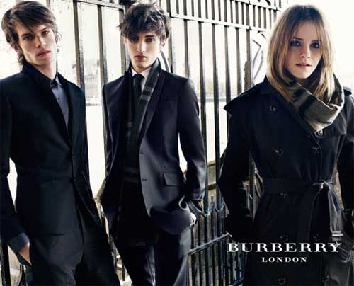 emma watson burberry 2011. Emma Watson modeled for