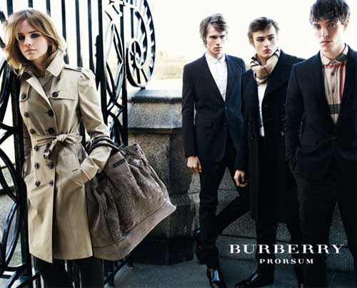 emma watson burberry campaign. Emma Watson modeled for Burberry campaign