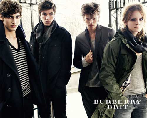 Emma Watson modeled for Burberry campaign