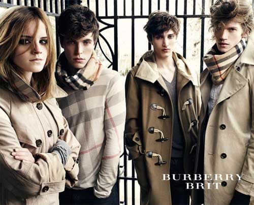 Emma Watson modeled for Burberry campaign