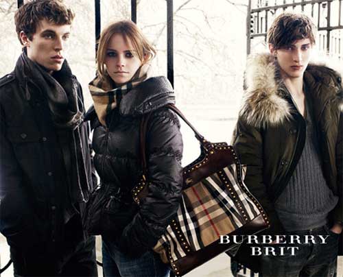 Emma Watson modeled for Burberry campaign