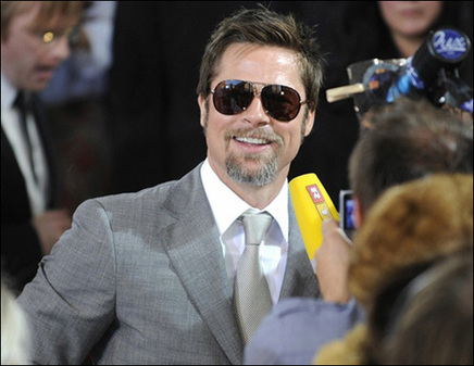 brad pitt movies 2009. Cast member Brad Pitt arrives