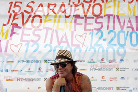 Mickey Rourke: shining star at the Sarajevo Film Festival