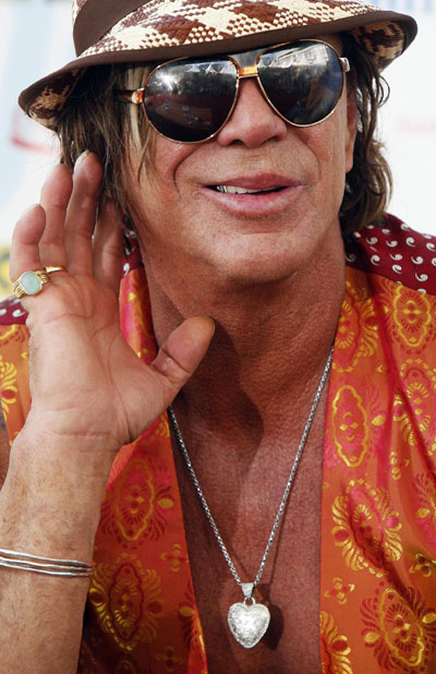 Mickey Rourke: shining star at the Sarajevo Film Festival