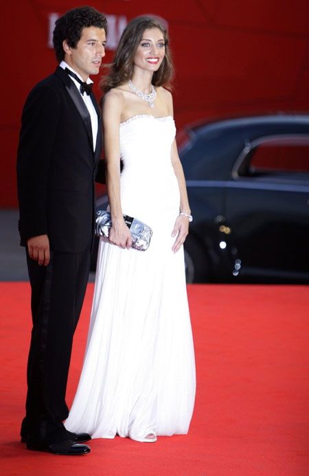 Margareth Made arrives at the Venice Film Festival