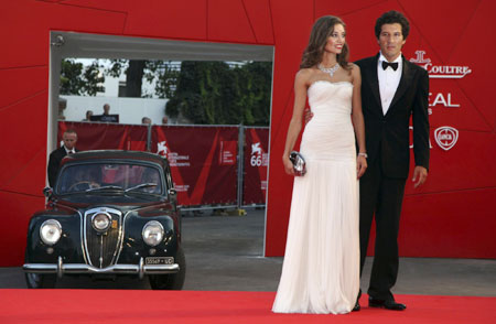 Margareth Made arrives at the Venice Film Festival