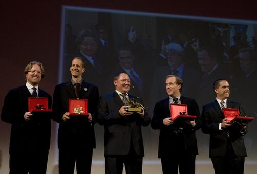 The Golden Lion for Lifetime Achievement awardee--John Lasseter
