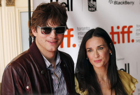Demi Moore and Ashton Kutcher at 34th Toronto Int'l Film Festival