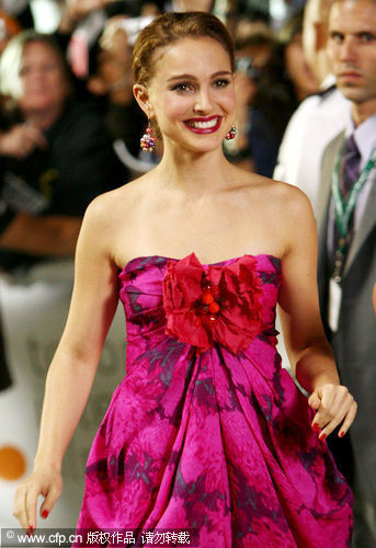 Natalie Portman arrives at the 34th toronto International Film Festival