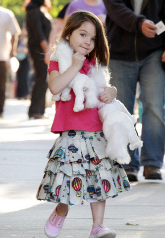 Katie Holmes spending time with Suri Cruise in Boston