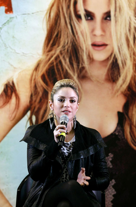 Shakira goes where wild things are with 