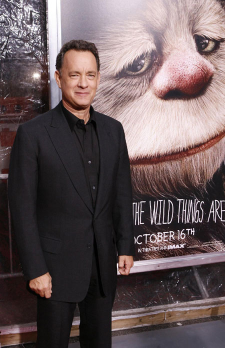Tom Hanks arrives for premiere of the film 