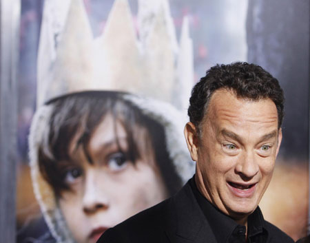 Tom Hanks arrives for premiere of the film