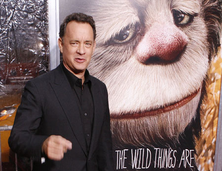 Tom Hanks arrives for premiere of the film 