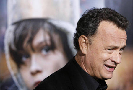 Tom Hanks arrives for premiere of the film 