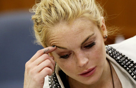 Lindsay Lohan attend progress report hearing for 2007 drunk driving case