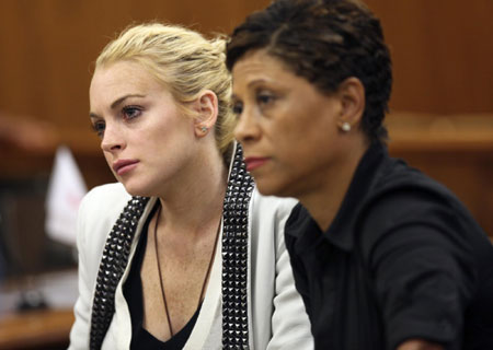 Lindsay Lohan attend progress report hearing for 2007 drunk driving case