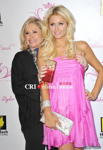 Paris Hilton at launch party for hair and beauty line