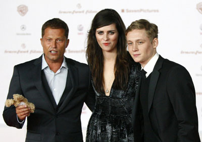 Cast members at premiere of the movie 