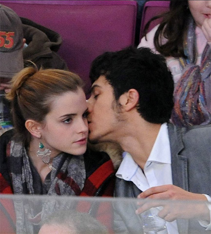 Emma Watson's hockey date