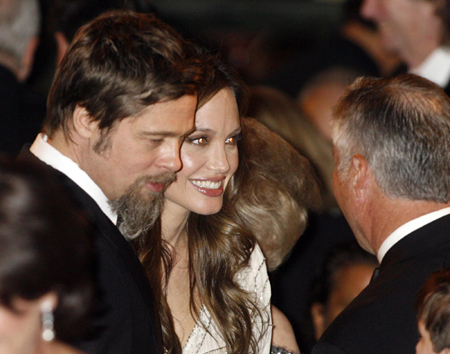 Brad Pitt and Angelina Jolie attend UNICEF Ball