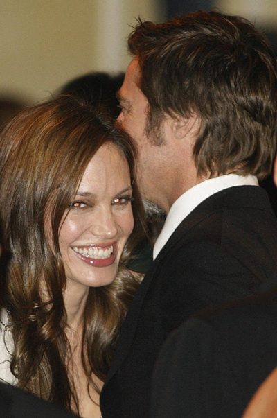 Brad Pitt and Angelina Jolie attend UNICEF Ball