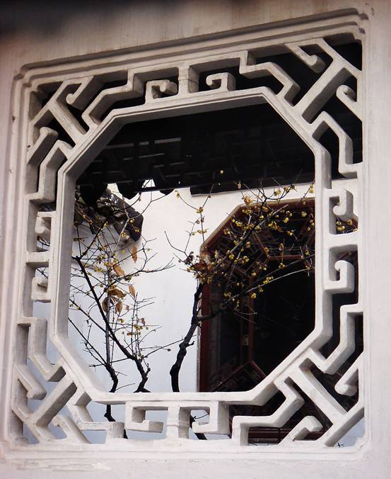 凝固的诗—苏州园林的花窗