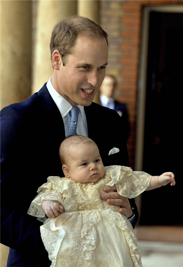 Prince George baptized in London