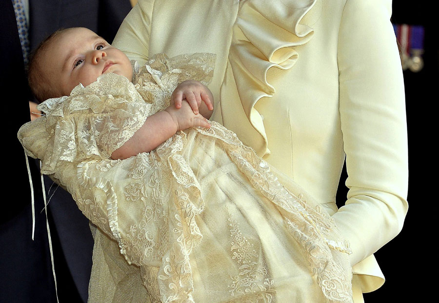 Prince George baptized in London