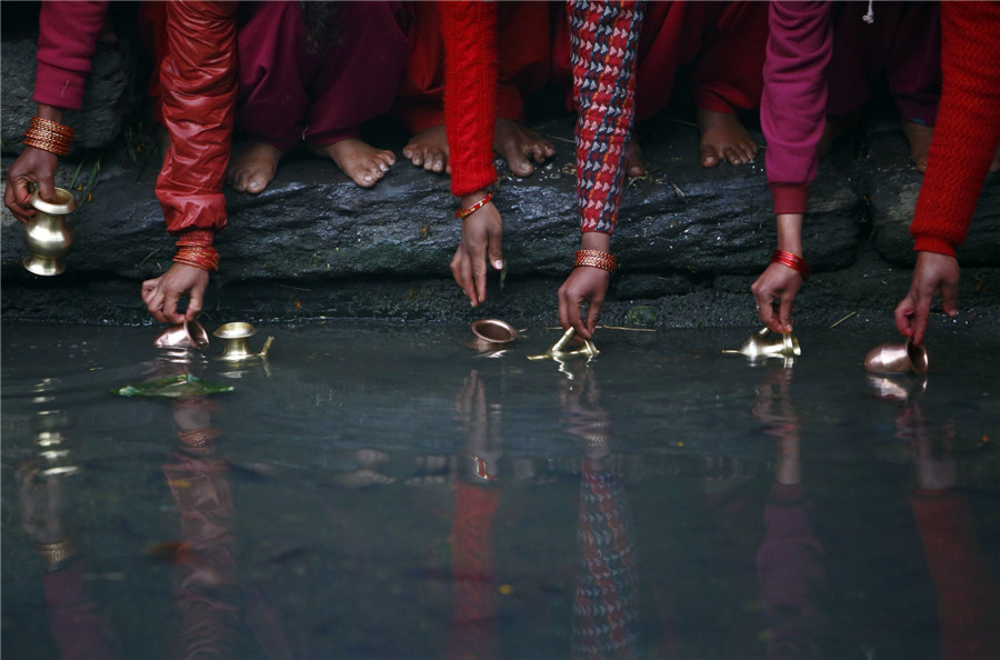 Holy waters in Nepal