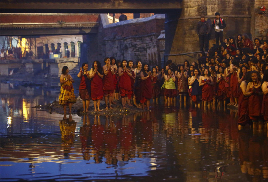 Holy waters in Nepal