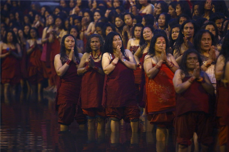 Holy waters in Nepal