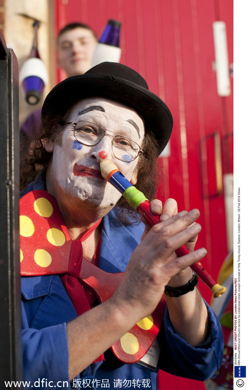 Clowns gather for Joseph Grimaldi celebration