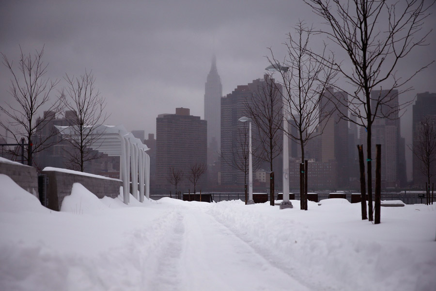 US East Coast buried in snow