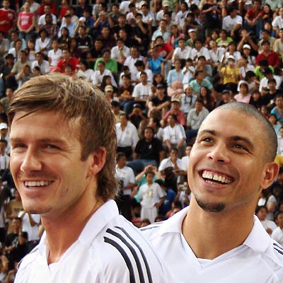 beckham and ronaldo