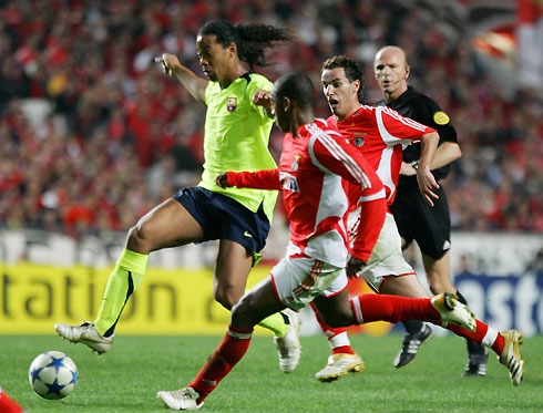 Brazilian Ronaldinho (L)