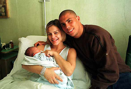 Ronaldo and his son Ronald