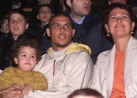 Ronaldo and his son Ronald