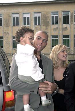 Ronaldo and his son Ronald