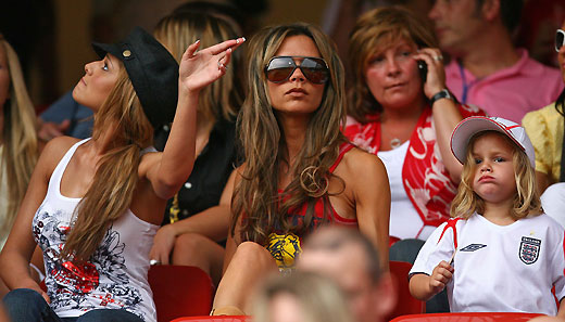 Cheryl Tweedie and Victoria Beckham