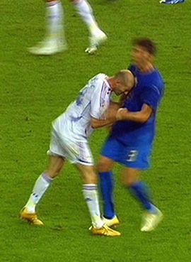 Zidane's red card was butt
