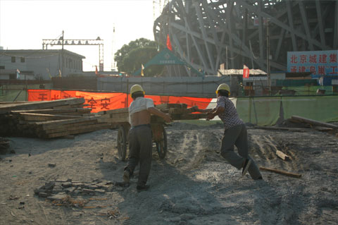 National Stadium, dubbed the "Bird's Nest
